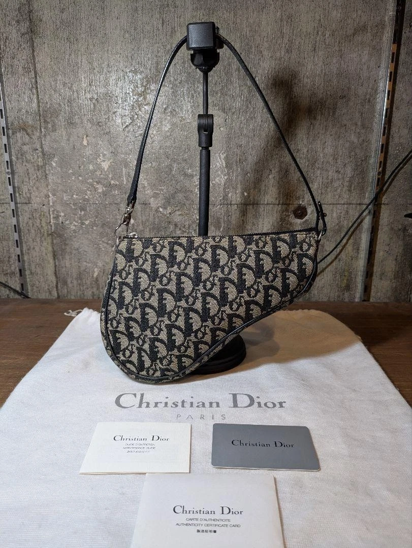 Christian Dior Sacoche de Selle Accessoire Pochette Trotteur Authentique MEl