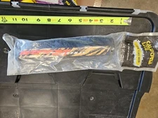 NOS VINTAGE BMX STREET RAGE BLACK FRAME PAD  9" CALIFORNIA LITE BICYCLE 