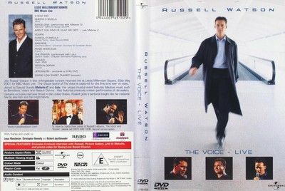 Russell WATSON - The Voice - LIVE + AK Bild Russel WATSON - Format 21cm  x 15cm 