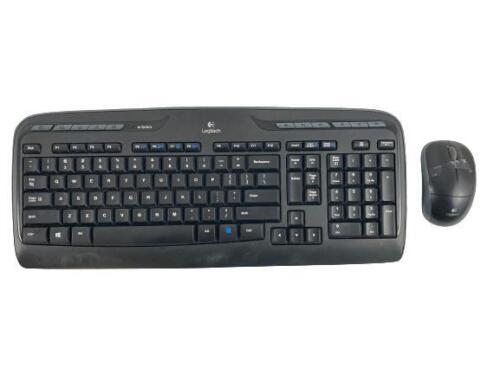 Logitech Y-R0009 Wireless Keyboard and M215 Mouse Set w/ Receiver Needs Paired - Foto 1 di 5