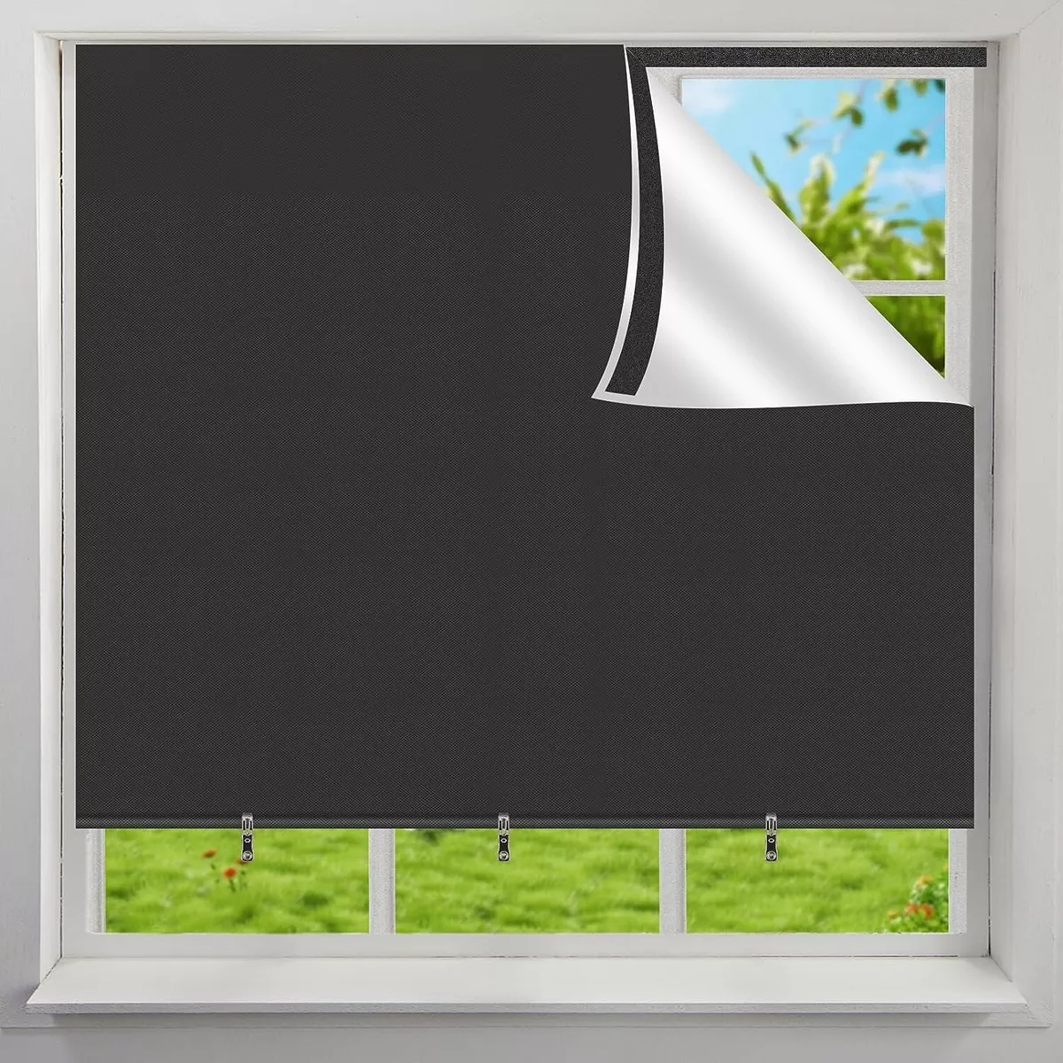 Sticky cheap blackout blinds