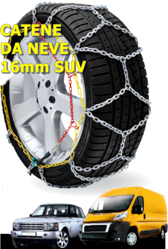 Catene da Neve 16mm Omologate Gruppo 267 pneumatici 270/75R16