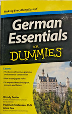 GERMAN ESSENTIALS for Dummies by Wendy Foster 2012 Pre-Owned #122