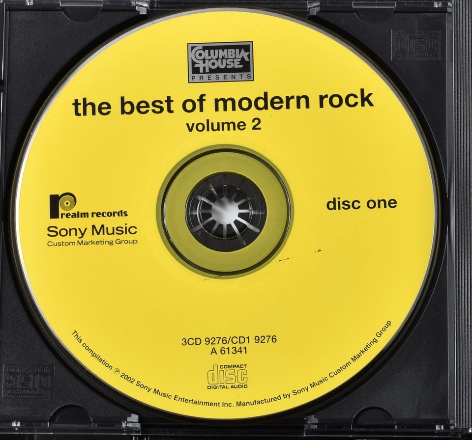 3 CD Best of Modern Rock 36 Alternative 80's & 90's Hits Columbia House Vol 2 VA - Image 4 of 4