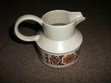 MIDWINTER JUG IN EXCELLENT COND-APPEARS UNUSED-BEIGES-10 CMS TALL-7 CMS DIAMETR