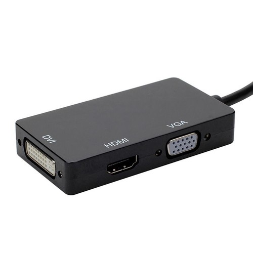 3 in 1 DisplayPort DP to HDMI DVI VGA Audio USB Adapter Converter Cable For PC - Picture 3 of 8