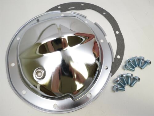 Chrome Steel Differential Cover GMC Sierra Silverado 1500 Rear 8.5" RingGear - Foto 2 di 7
