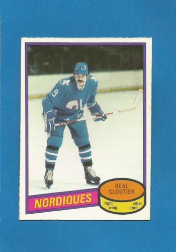 Real Cloutier 1980-81 O-PEE-CHEE OPC NHL Hockey #178 (NM) Quebec Nordiques
