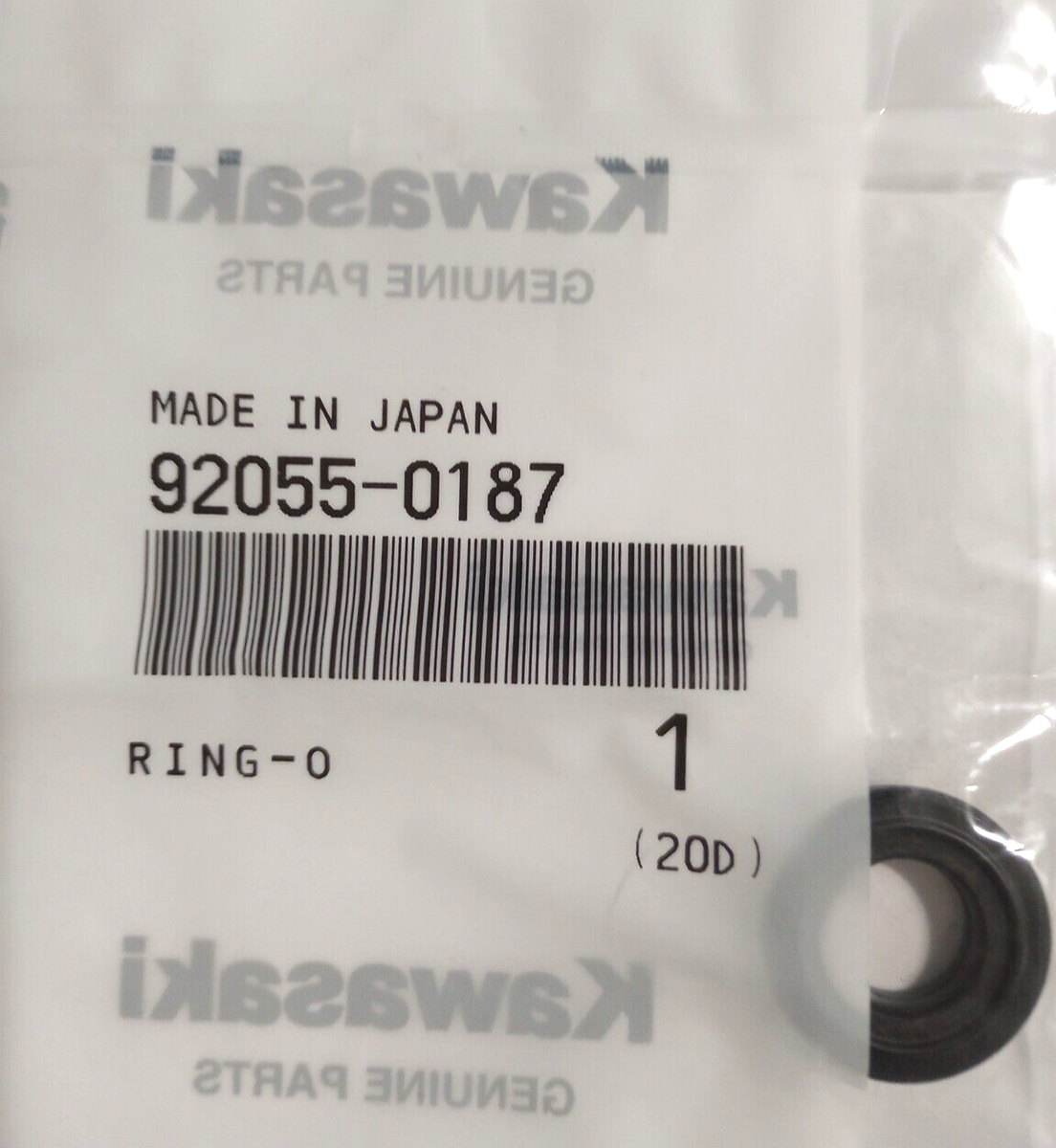 Kawasaki ZX-6R, ZX-10R, ZX-14R O-Ring NOS 92055-0187 (L-5036) | eBay