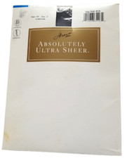 Vintage 2000 Hanes Absolutely Ultra Sheer Style 707 Size B-Charcoal-New
