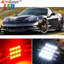 13 x Premium Red LED Lights Interior Package for Chevy Corvette 1997-2013 + Tool