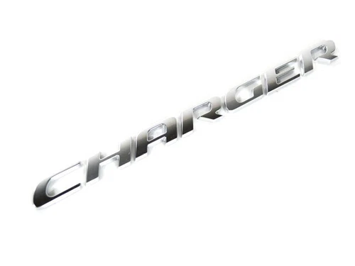 15-23 Dodge CHARGER Nameplate Emblem Satin Silver NEW Genuine Mopar #68216156AB