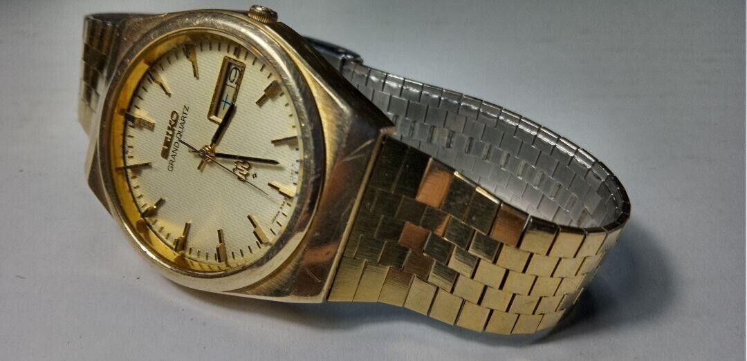 Seiko Grand Quartz Twin 9943-8000 Gold VeryGood F/S | eBay Seiko Grand Quartz Twin 9943-8000 Gold VeryGood F/S | eBay