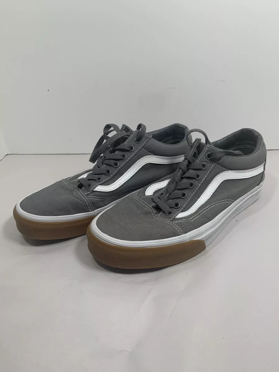 Vans old skool store gum bumper grey