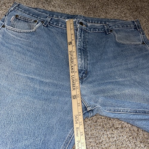 Carhartt B160 DST Relaxed Fit Straight Leg Denim Jeans 40x28.5 Mens - Picture 5 of 13