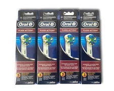Floss Action Replacement Brush Heads Refill 12 Ct Free Shipping