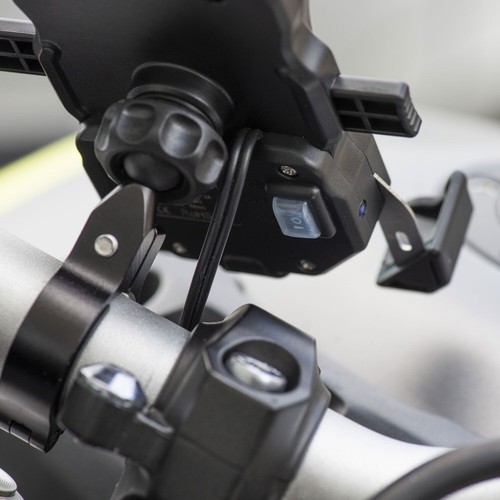 PORTA TELEFONO CELLULARE PER MOTO SCOOTER SUPPORTO SMARTPHONE UNIVERSALE MIDLAND - Imagen 2 de 9