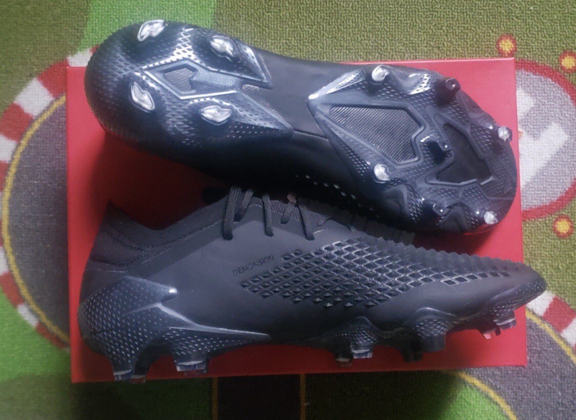 Adidas Predator Mutator 20.1 FG Low Blackout Soccer Cleat Football