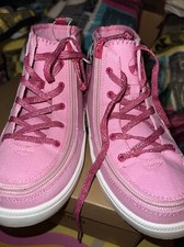 Billy Footwear Kids Pink Haring Essential High Top Shoe - New in Box with Tags