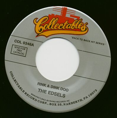 The Edsels - Rink A Drink Doo - Do You Love Me (7inch, 45rpm) - Singles Pop/D...