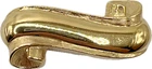 Signed GIVENCHY Vintage Scroll Ribbon BROOCH Pin Gold Tone Costume Jewelry