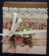 Handmade Album Using Prima Love Clippings Paper Line