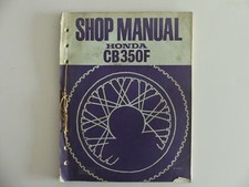 original Honda CB 350 F Werkstatthandbuch Rep...