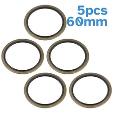 5pcs 60mm Dowty Seals Bonded Washers Tighten Sealer Rubber O Rings Plug Gasket