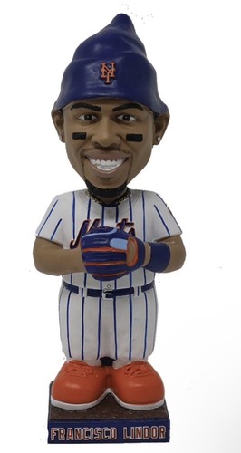 NY METS 5 BOBBLEHEAD SET SGA MR MET FRANCISCO LINDOR PETE ALONSO MARTE HOWIE ROS - Picture 10 of 15