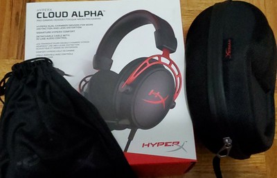 New Open Box Kingston Hx Hsca Rd Am Hyperx Cloud Alpha Pro Gaming Headset Ebay
