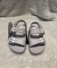 Wonder Nation Toddler Kids White Buckle EVA Sandals Sz 7-8 NWT — photo 2