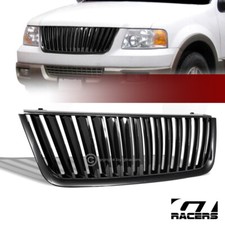 For 03-06 Ford Expedition Black Vertical Sport Front Hood Bumper Grill Grille