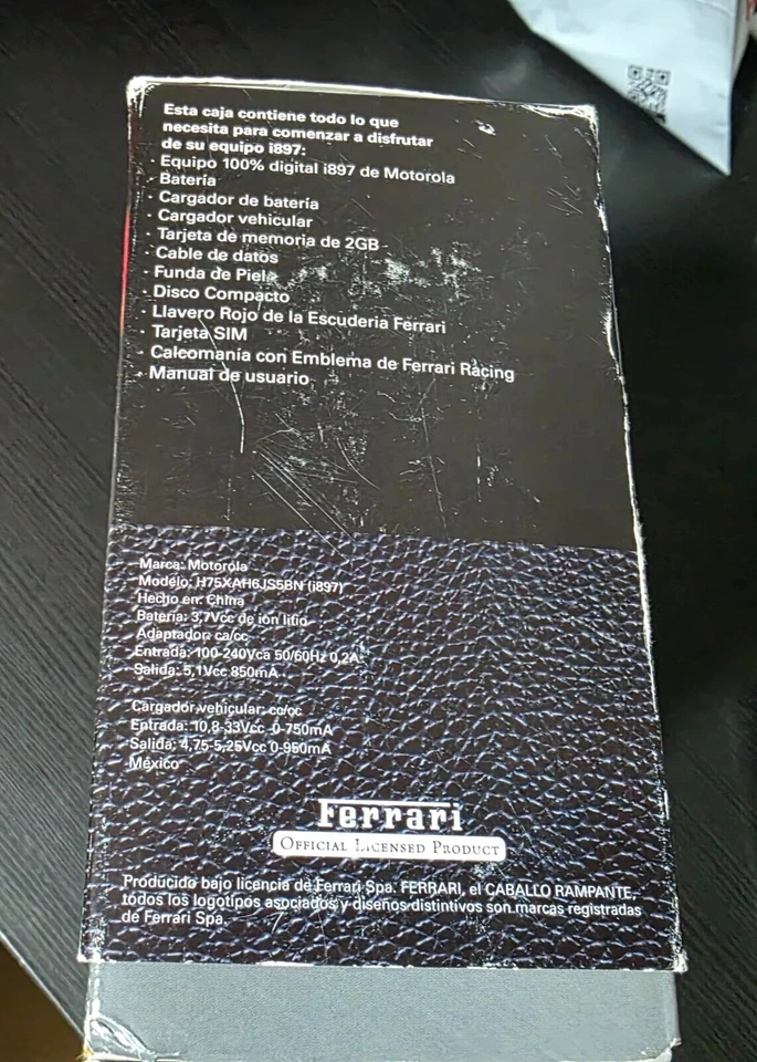 Motorola i897 Ferrari special edition Italy version rarev NEW RARE - Image 2 of 4
