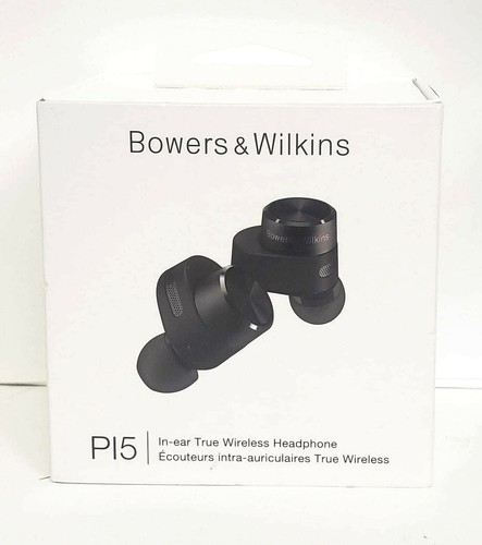 Bowers & Wilkins PI5 True Wireless Noise Cancelling Earbuds - Black *EXCELLENT* - Picture 2 of 6