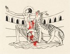 Eric Gill : The Martyrdom of St Saturus : 1928 : Archival Art Print