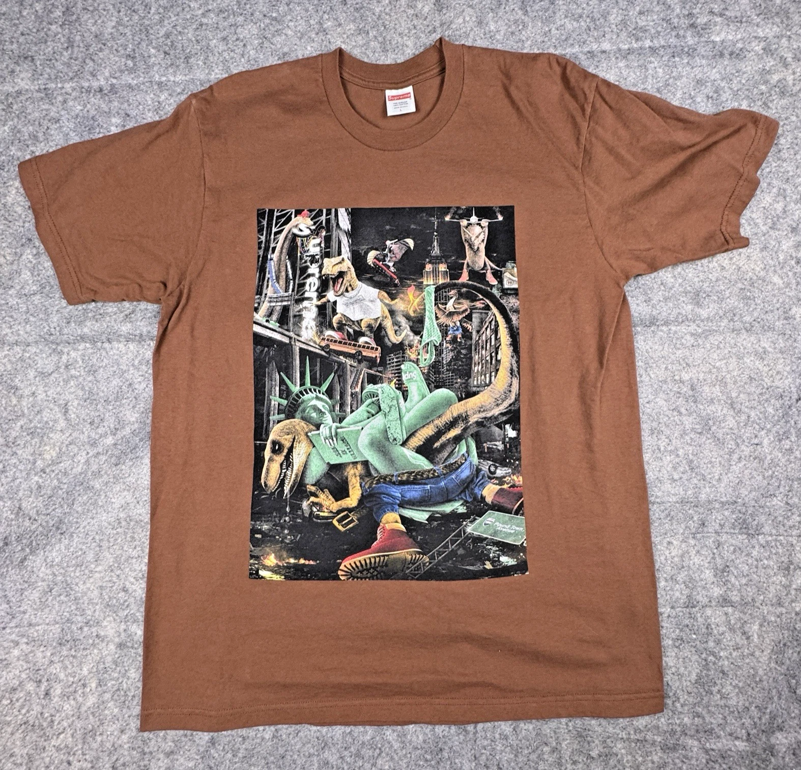 Tee shirt Supreme T REX   Marron   Large   SS23   SUPREME   Empire State NY
