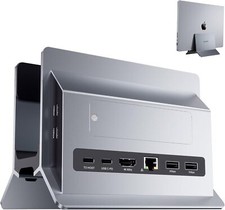 Vertical MacBook Docking Station, Docking Station for Mac Mini with M.2 NVMe