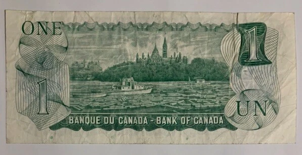 1973 One Dollar￼￼ Bank of Canada￼ Replacement ￼Note Circulated ￼*GF6666412 ￼￼ - Image 3 of 4