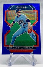 2022 Panini Prizm Draft Picks Roman Phansalkar Blue Wave Prizm #PDP208 - Angels