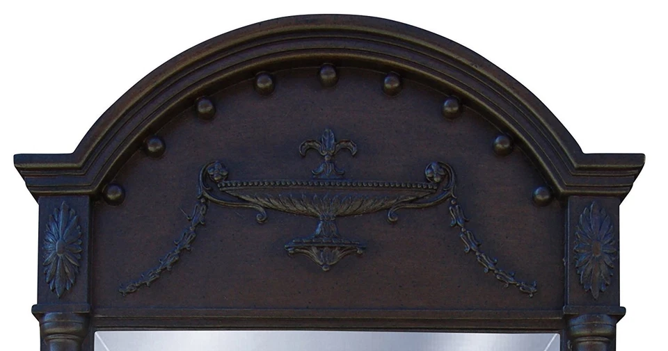 Hickory Manor House Arched Topiary Mirror, Walnut - Image 2 of 3