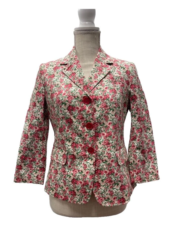 Женские пальто, куртки и жилеты с цветочным узором Talbots для женщин