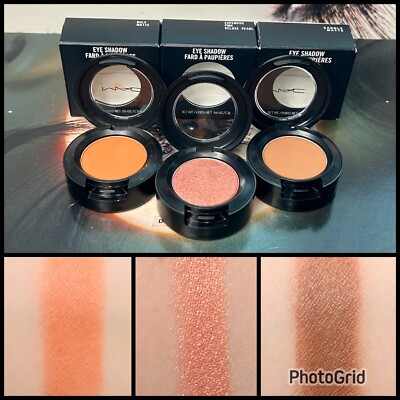 3 NIB MAC Eyeshadows! RULE, SADDLE & EXPENSIVE PINK! FREE SHIPPING