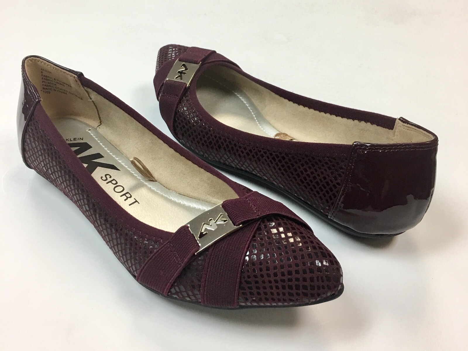 anne klein white flats