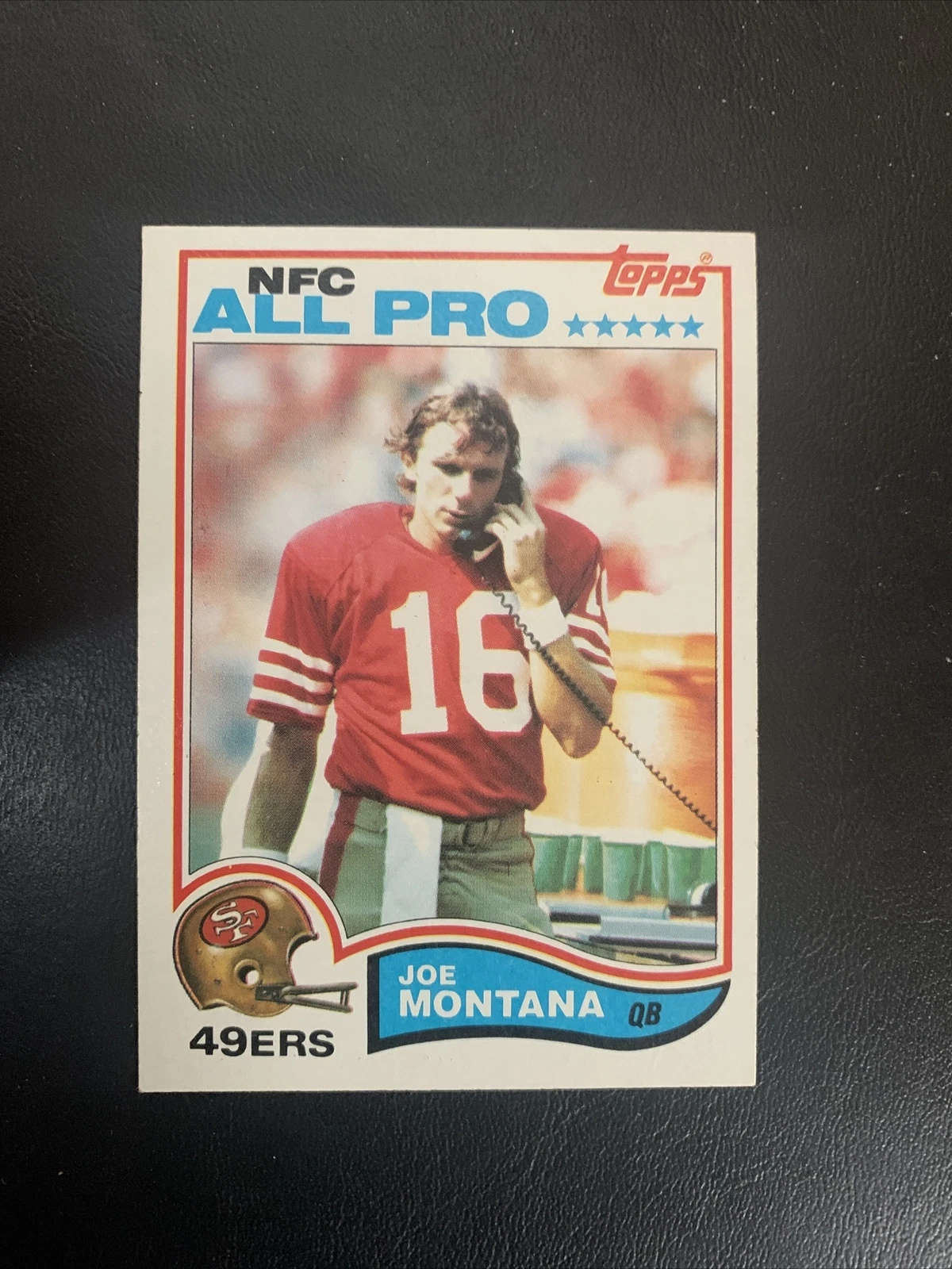 1982 TOPPS JOE MONTANA #488 - 2nd Year Card HOF - S.F. 49ers - Lot5080