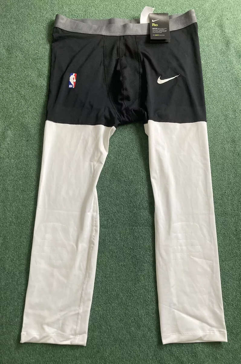 Nike NBA Men's Basketball Compression Pants Team Issued 2XL Tall AT9764-011  Nw