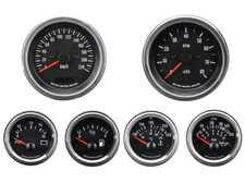 Motor Meter Racing Vd 6 Gauge Set Electrical Speedometer Kmh C Bar 85mm 52mm