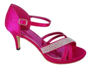 hot pink sandals for wedding