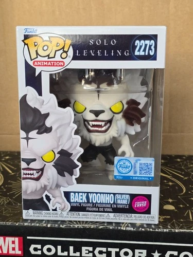 Funko Pop Vinyl - Animation #2273 Baek Yoonho Flocked-New- Chase - Solo Leveling