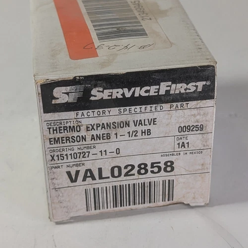 Service Fast VAL02858 Thermo Expansion Valve Emerson ANEB1- 1/2 HB