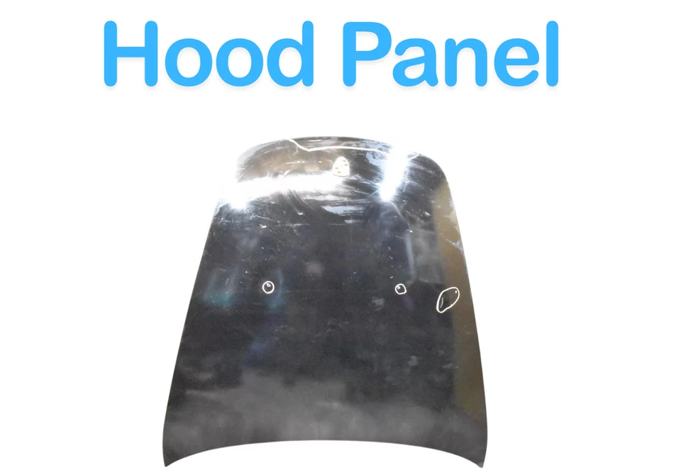 05-13 Porsche Boxster Cayman 911 capó delantero capó panel conjunto negro OEM Foto 3 de 4